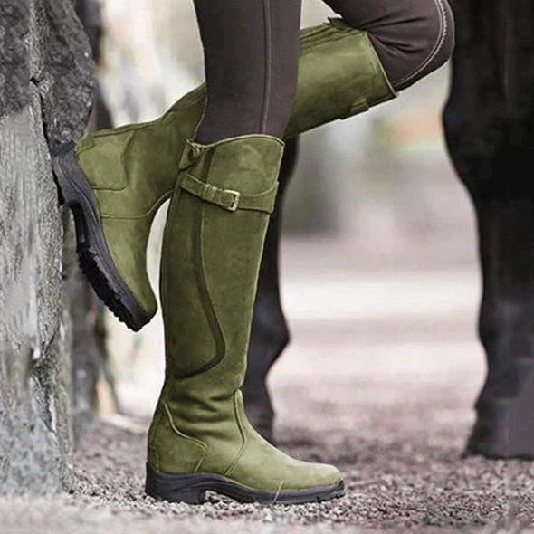 Jesienne buty jeździeckie