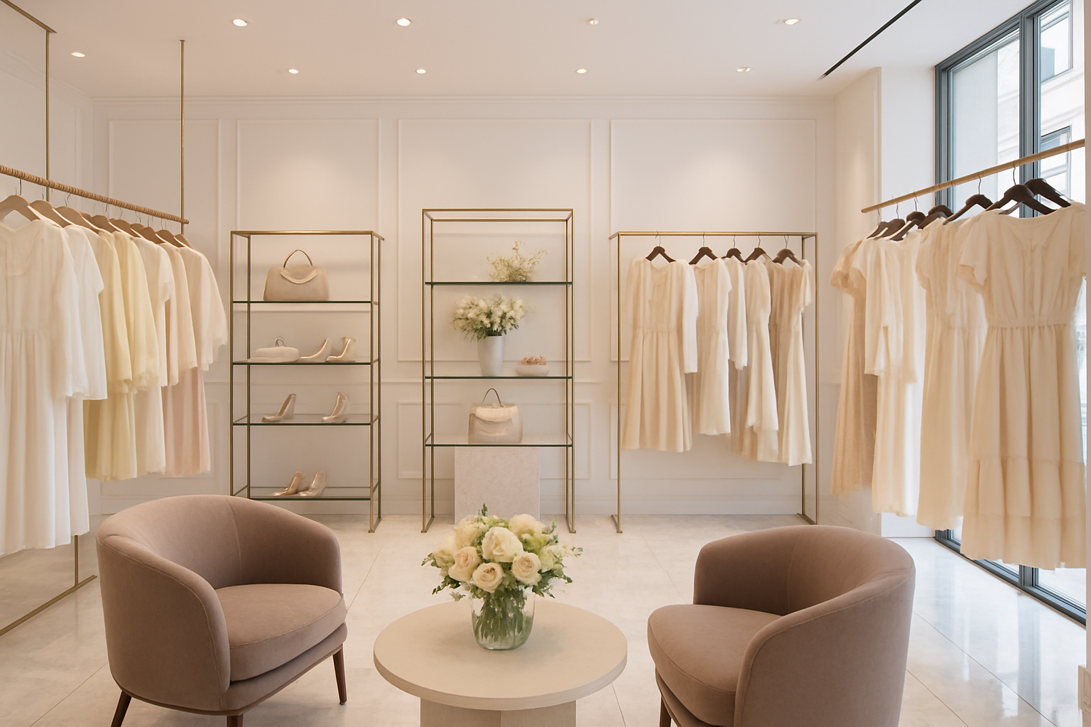 A classy womans fashion botique